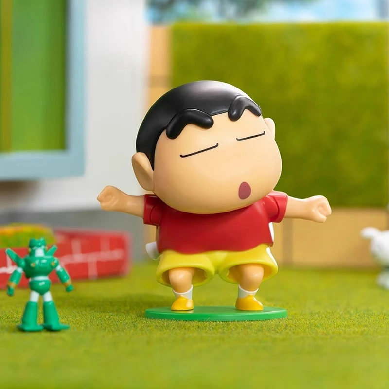 

Crayon Shin-chan Action Figures Holidays Gifts Dynamic New Life Spring Blind Box Movable Doll Birthday Present Anime Figures