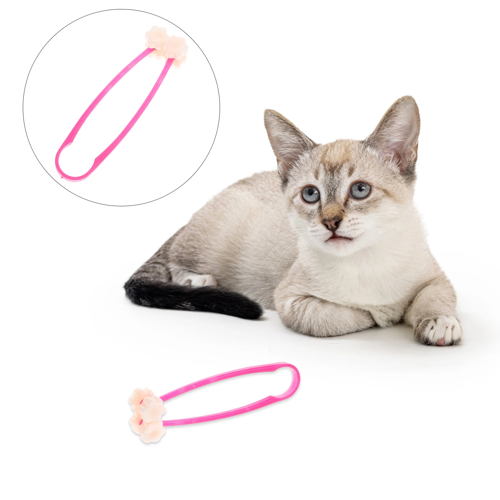 

Cat Massage Roller Feet Legs Relief Grooming Tool Thin Face Massager for Puppy Dog Cat Pet Toy Size S