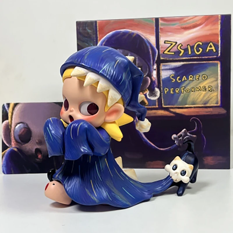 

Zsiga Panicked Performer Series Original Toys Doll Cute Action Anime Figure Desktop Ornaments Collection Gift