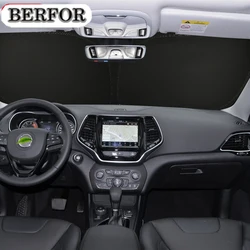 For Jeep Cherokee KL 2014-2023 Car Nano-Insulat Windshield Sunshade Front Window Sun Shade Visor Auto Interior Accessories