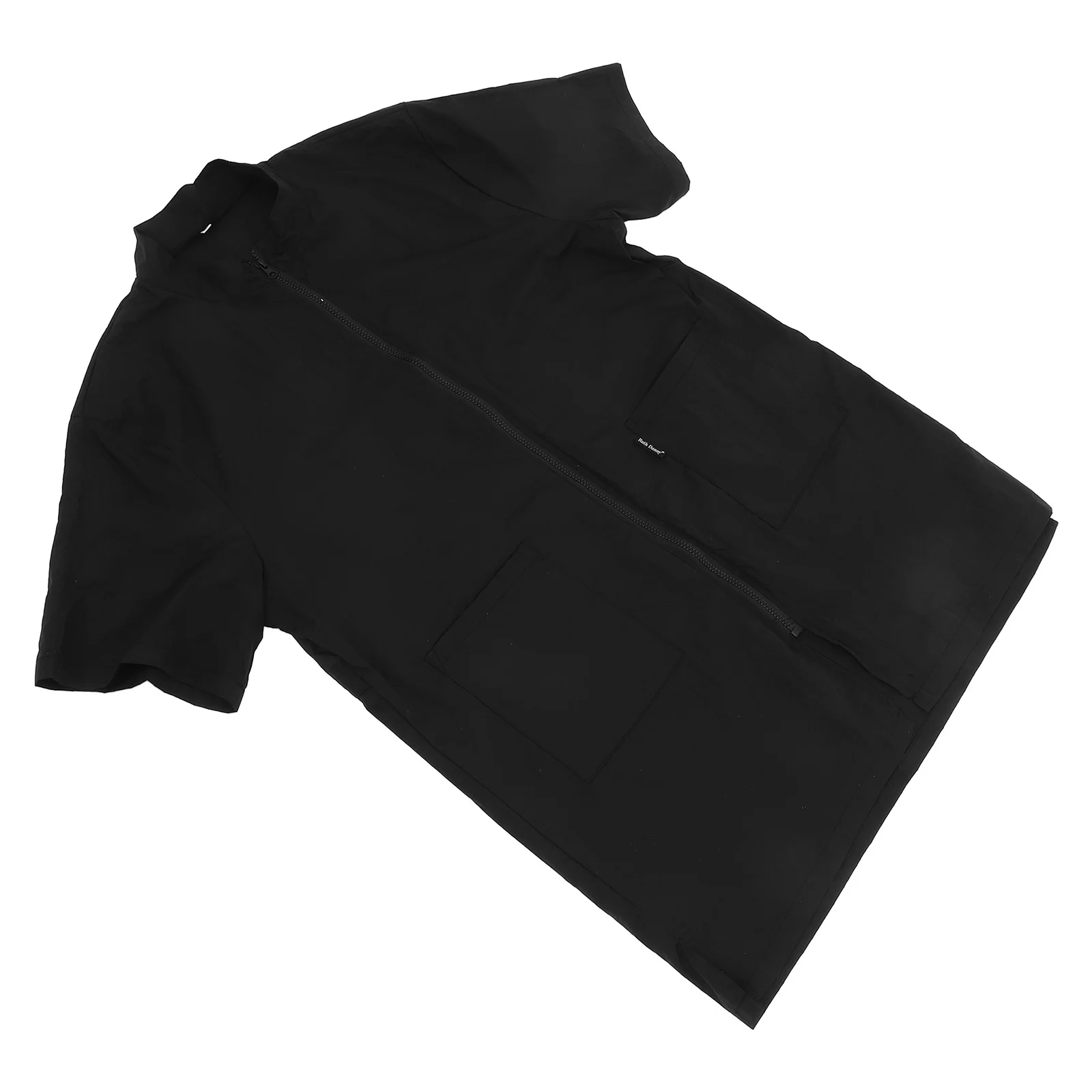 

Waterproof Black Nylon Pet Salon Grooming Apron Cosmetologist Clothes Beautician Uniform for Home Outdoor Pet Shop Uniform