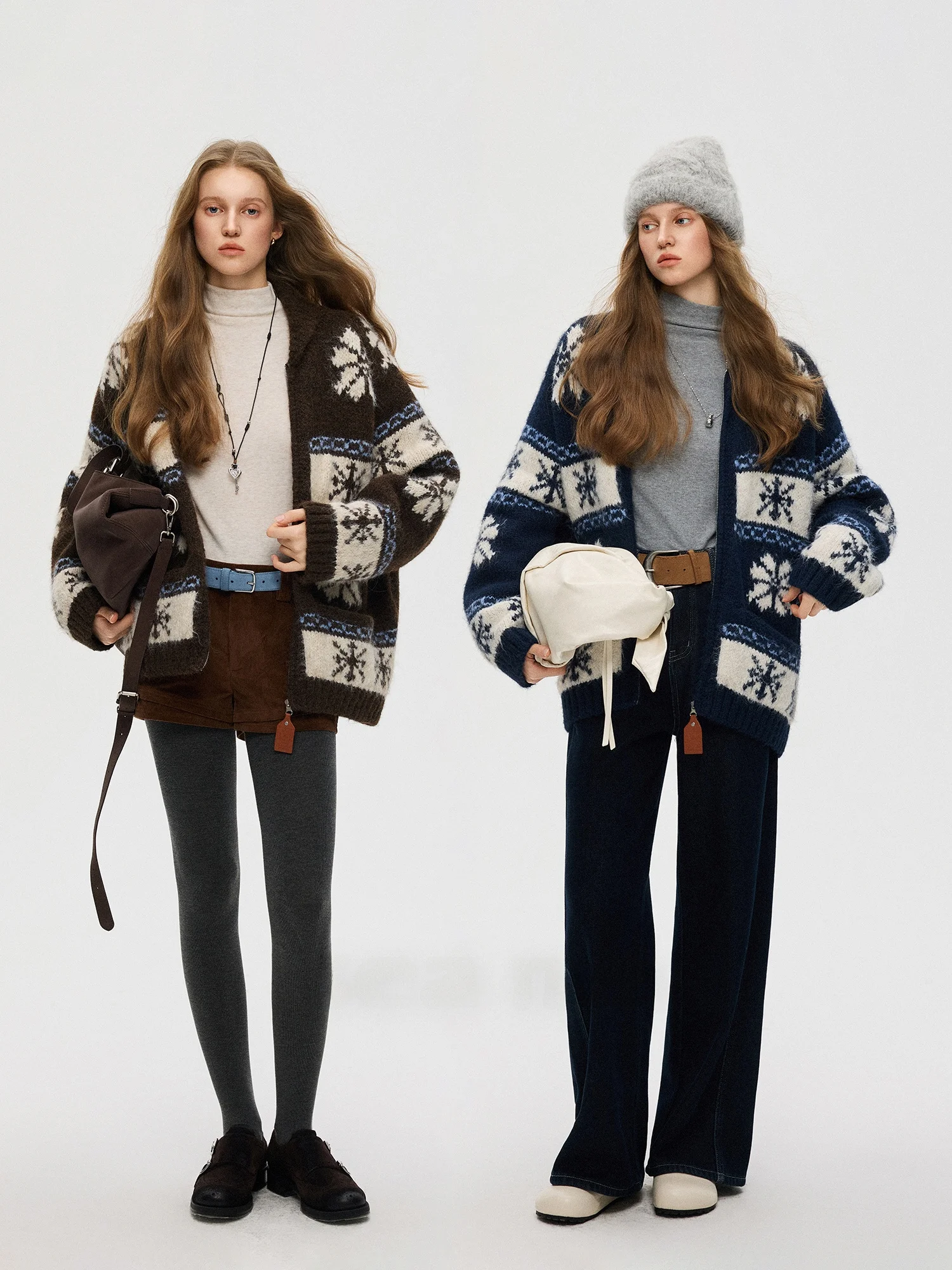 

Женский вязаный кардиган Se Tide в винтажном стиле Fair Isle из смесовой шерсти, теплый, комфортный, прямого кроя, с длинными рукавами