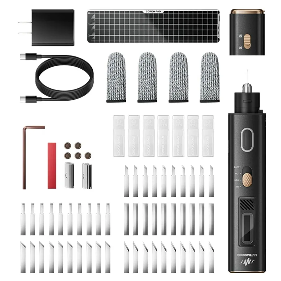 2026 new JM-Y10pro ultrasonic cutting knife for plastic resin, PCB, carbon fiber, DIY engraving, 3D printing model, 35W view 6