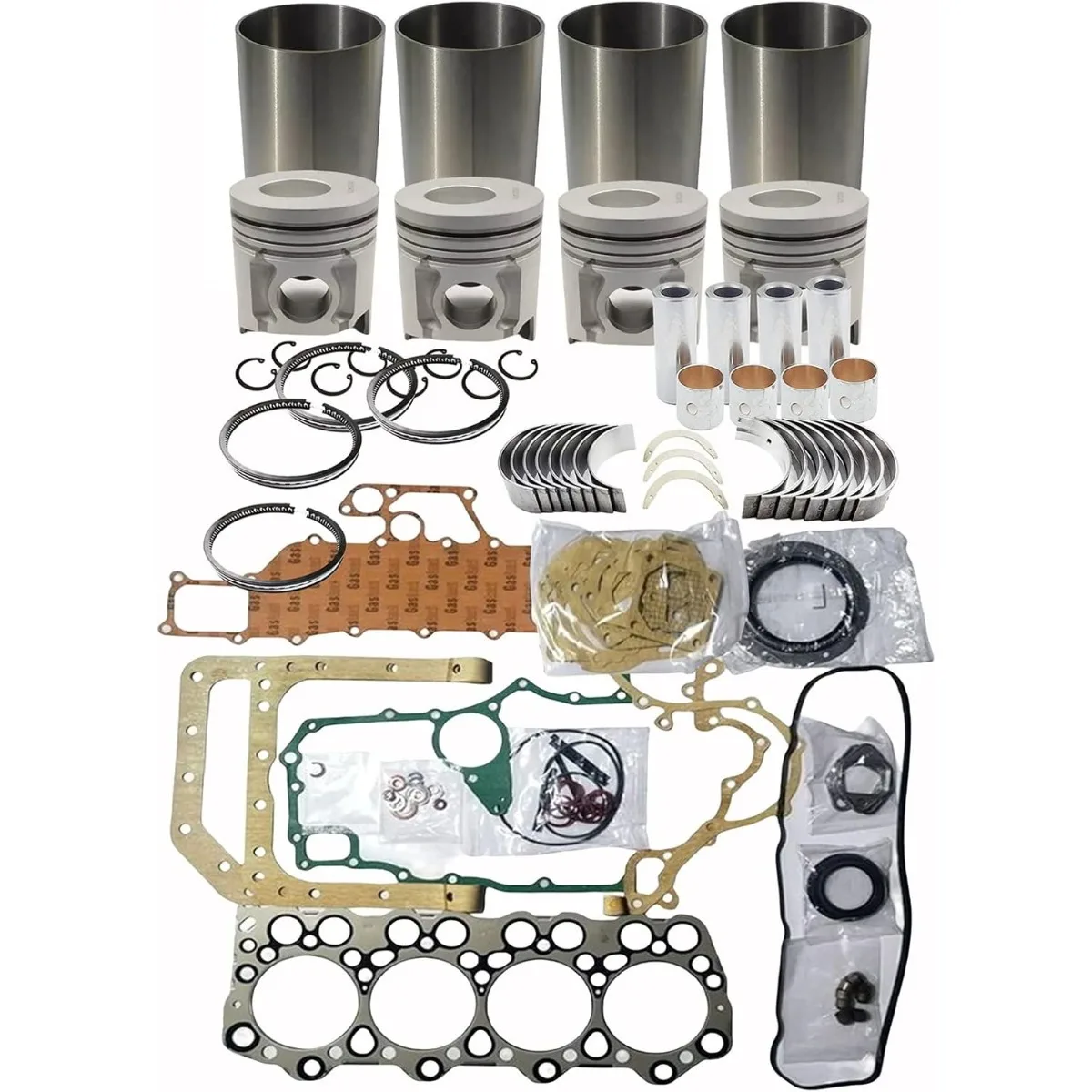 

Overhaul Rebuild Kit Piston ME220470 Pin 36mm for Mitsubish Fuso canter 4D34T Liner Piston Ring Gasket Bearing Set Engine