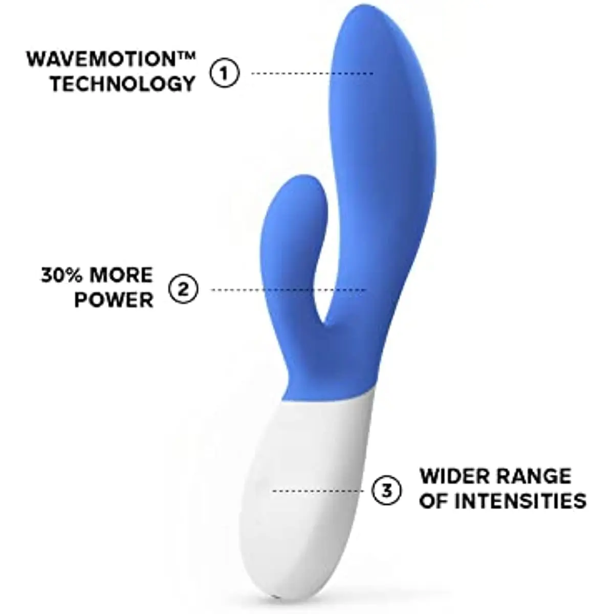 LELO INA – vibromasseur lapin WAVE 2 pour femme, masseur, Stimulation clitoridienne, jouets sexuels érotiques