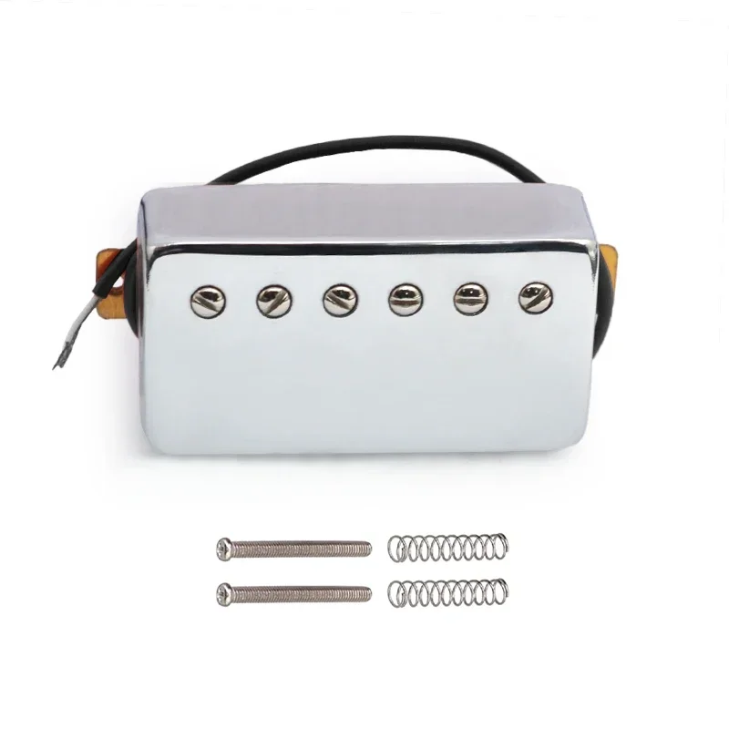 Humbucker gitara elektryczna Pickup złoty/chrom szyi Pickup Bridge dla styl LP gitara elektryczna mosiądz pokrywa Guitarra Pickup