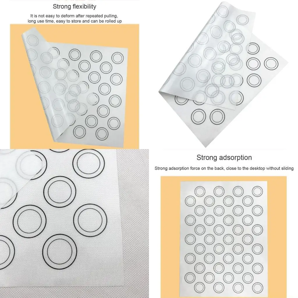 

QX2E антипригарный силиконовый коврик для выпечки, подкладка, вкладыш, кондитерские инструменты, коврики для раскатывания теста