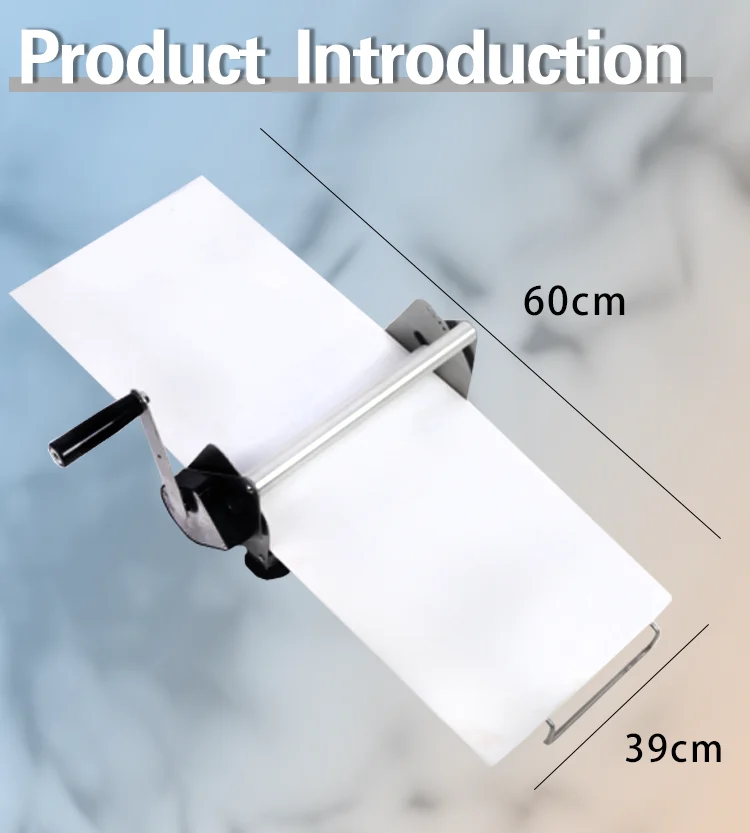 셰프 프로센셜 상업용 가정용 3060 수동 피자 크루아상 페이스트리 반죽 시터 롤러 기계 제빵 장비