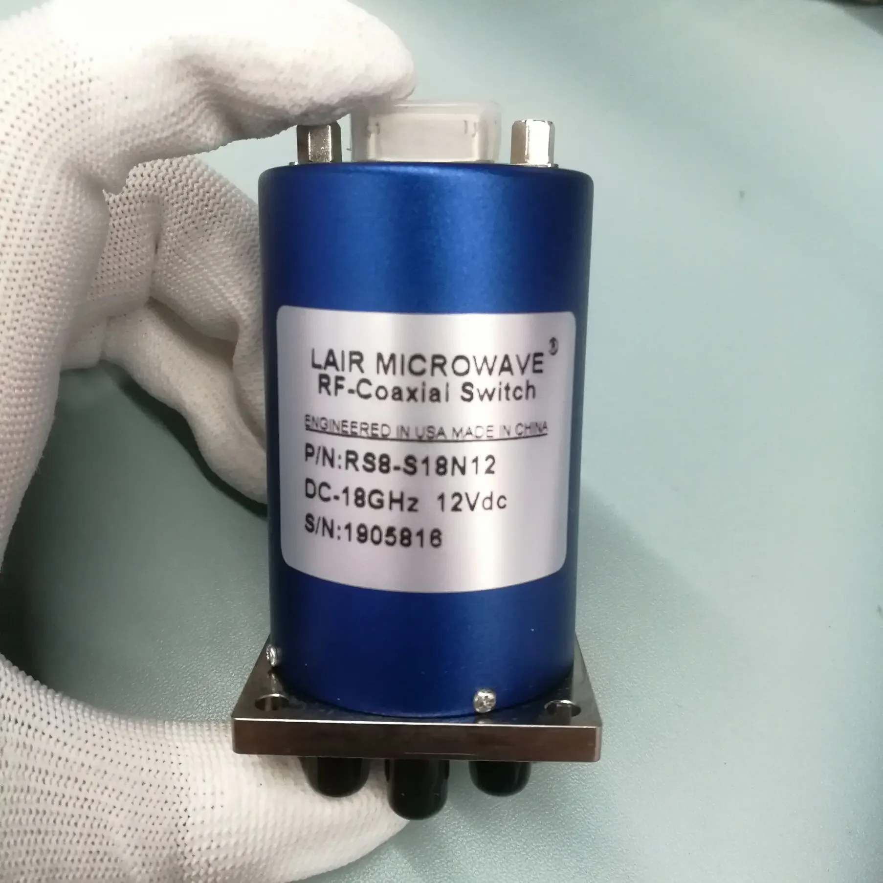 2026 Lyle Microwave RF Coaxial Switch Single Pole Eight Throw DC-18GHz 12V Mechanical Switch SP8T