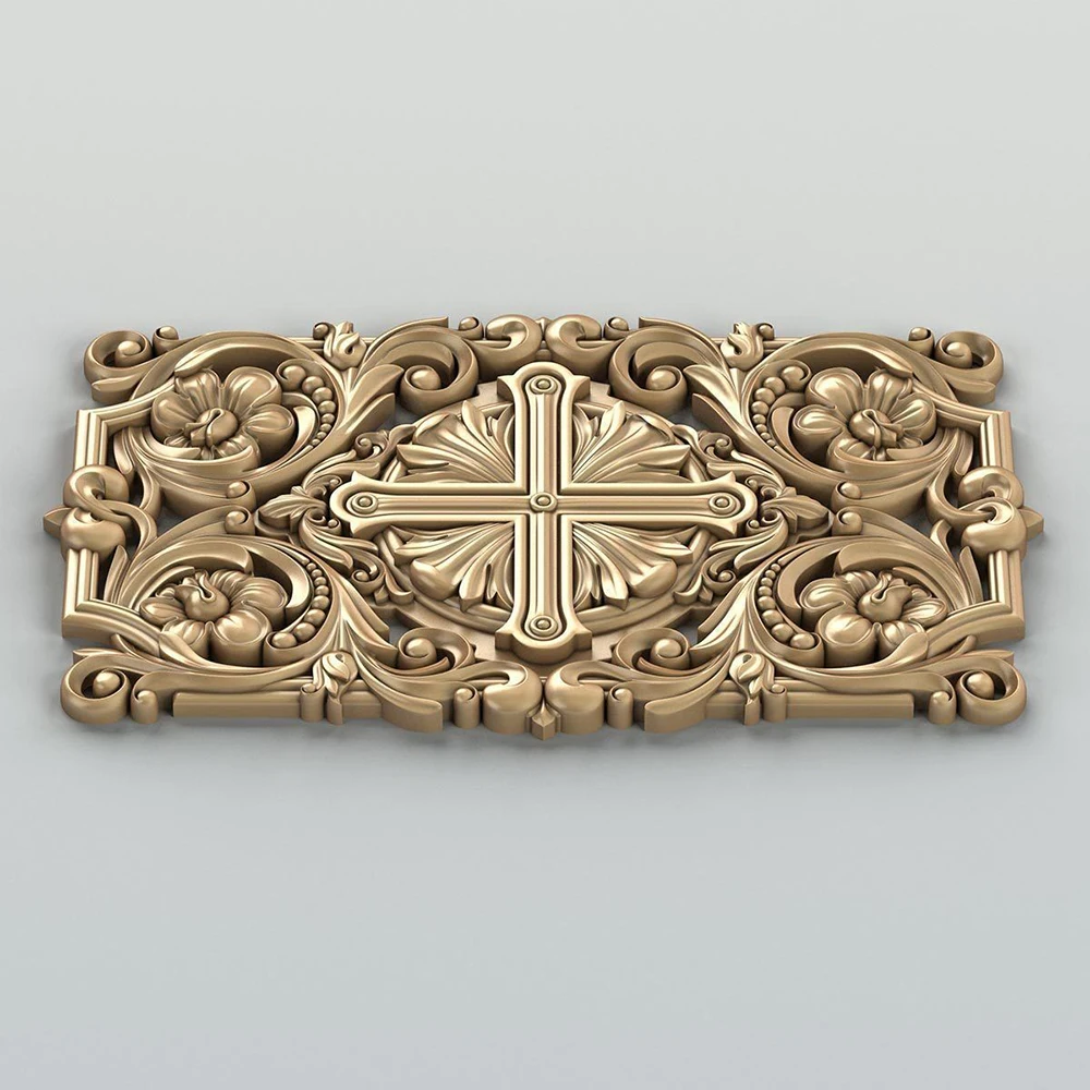 Groothandel uitgesneden fineer decoratieve paneelstickeraccessoires