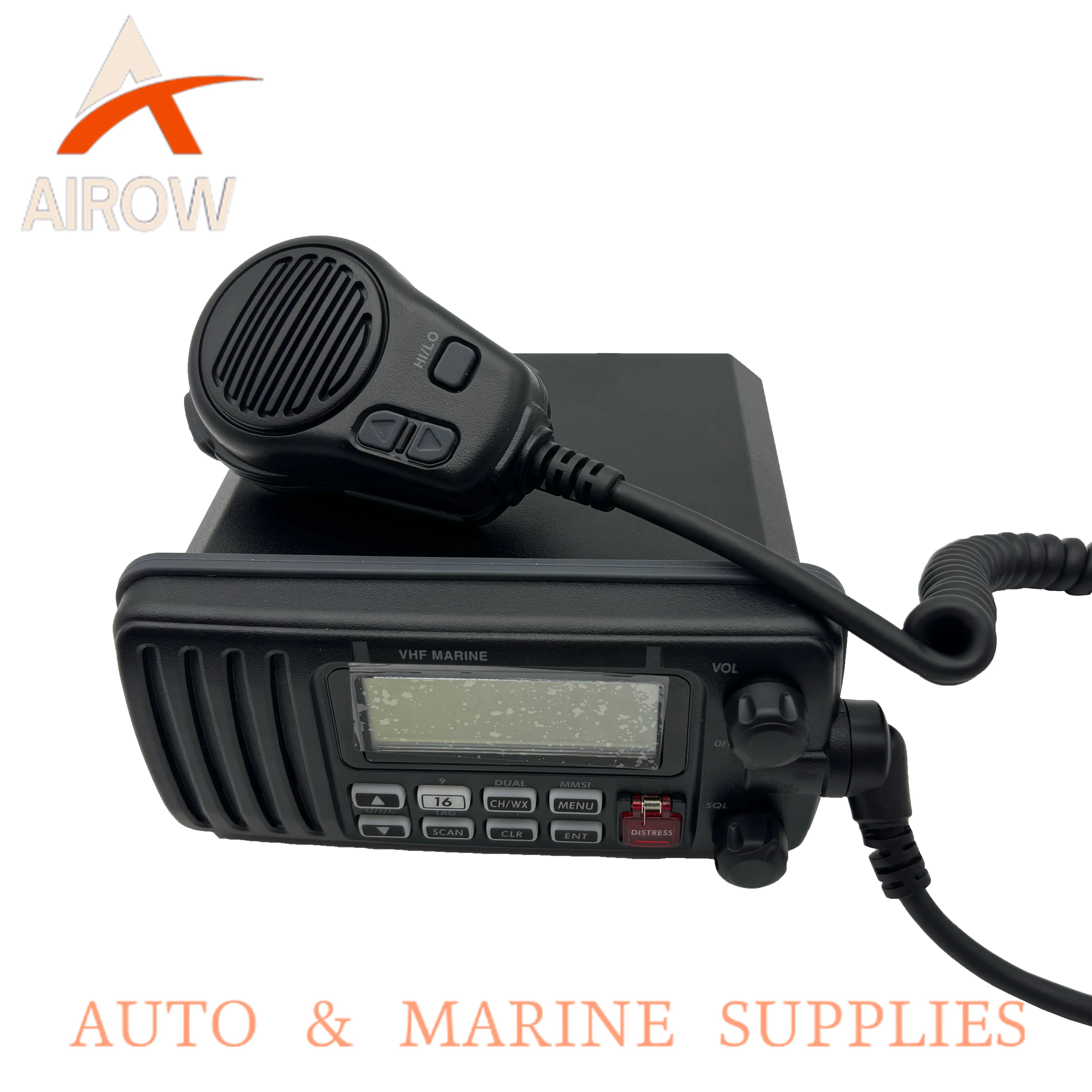 Airow auto  Waterproof Car Radio Station VHF Receive DSC Marine Transceiver Long Range Communication Mobile Radio Walkie Talkie