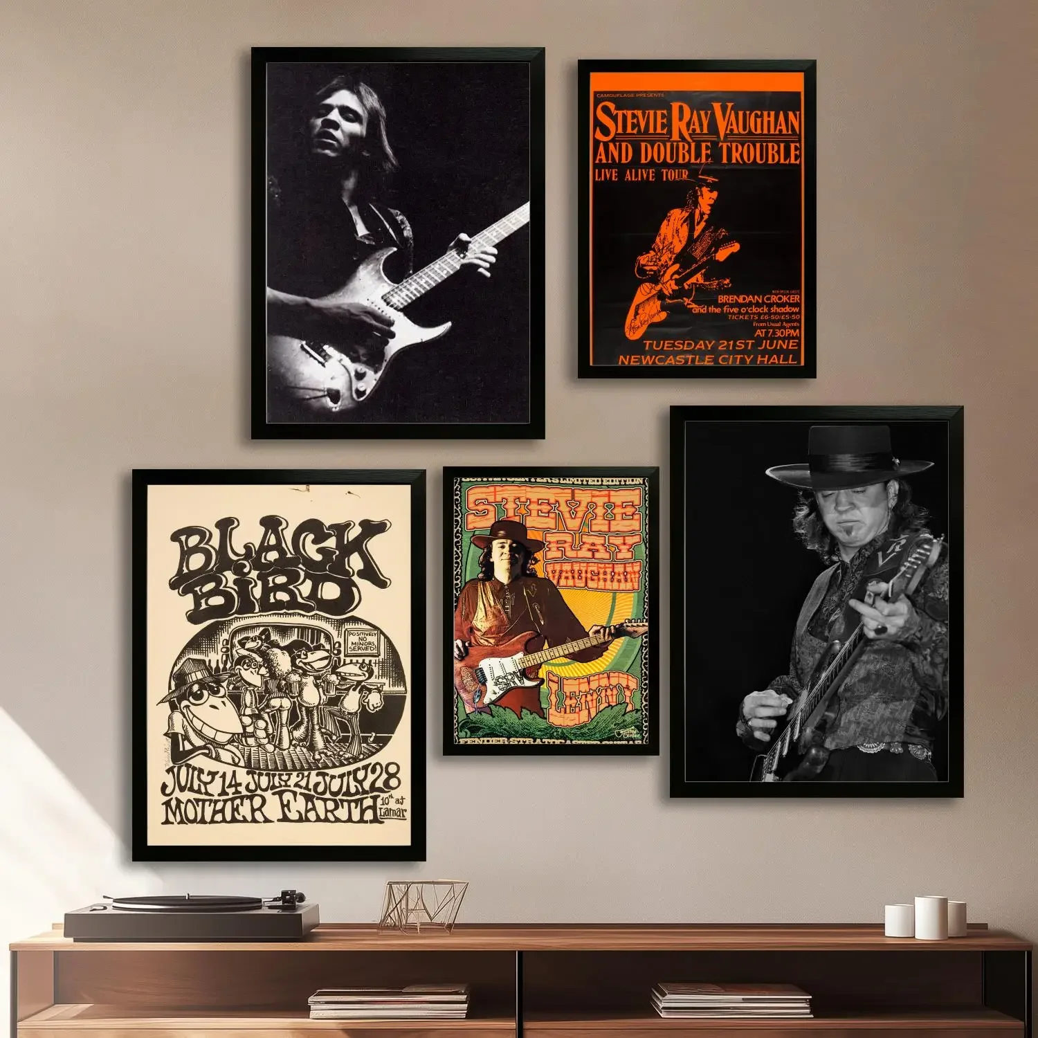 stevie ray vaughan Canvas Art Poster and Wall Art, Picture Print, Modern Family Bedroom Decor,Decorative painting