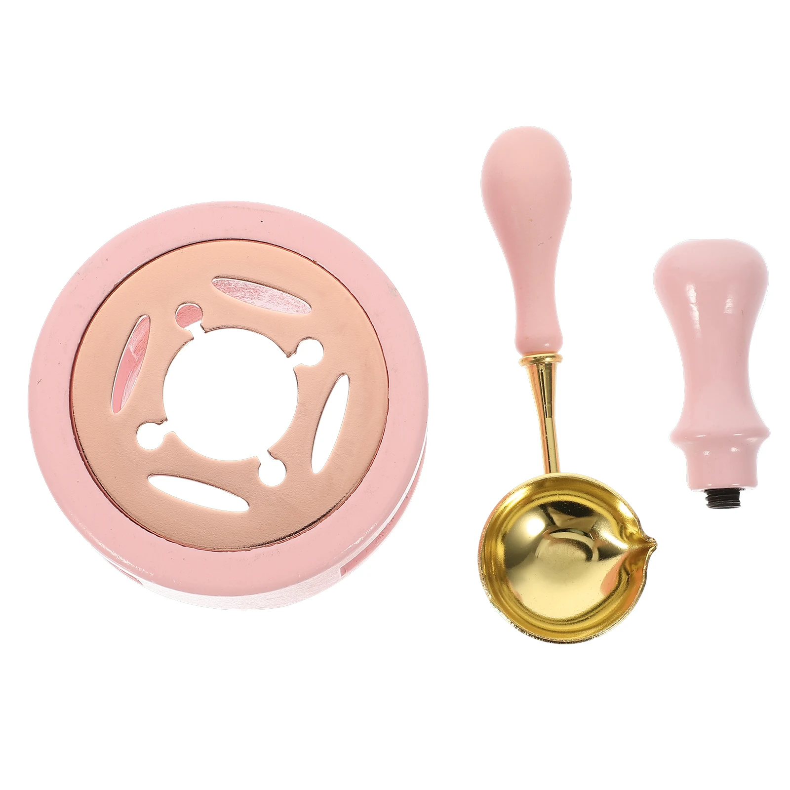 

Three-piece Set of Hot Paint Wax Melting Tool for Spoon Making Kit Stamp Furnace Vintage Warmer