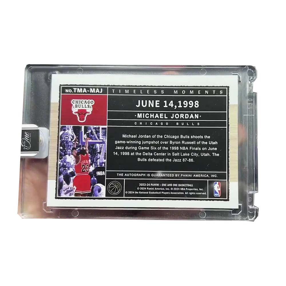 PANINI DIY momento de baloncesto casero firmado tarjeta coleccionable ladrillo Carter Laven Kobe O'Neal Jordan Curry Leonard regalo de cumpleaños