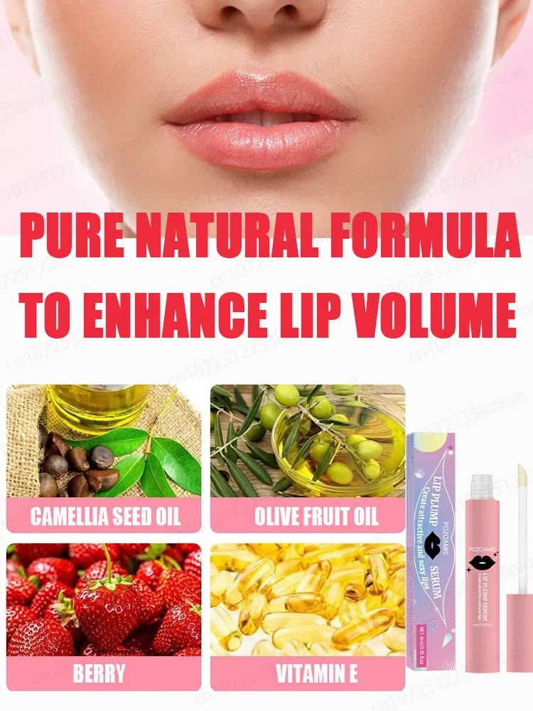 Natuurlijke plumping lipstick, langdurige lip plumping en hydratatie | Sexy M-vormige lippen, geschikt voor de gevoelige huid