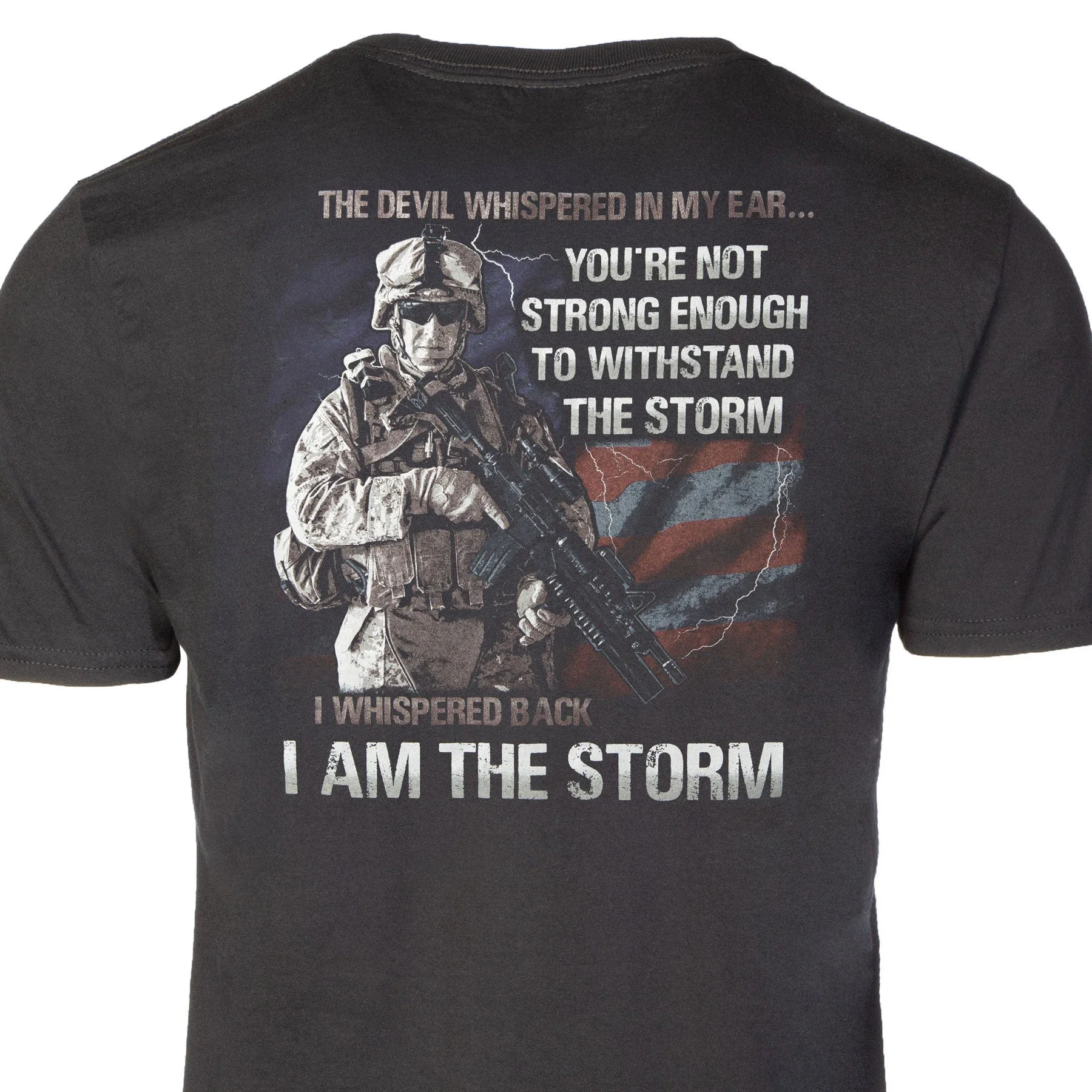 US Army I Am The Storm T-Shirt 100% Cotton O-Neck Short Sleeve Casual Mens T-shirt Size S-3XL