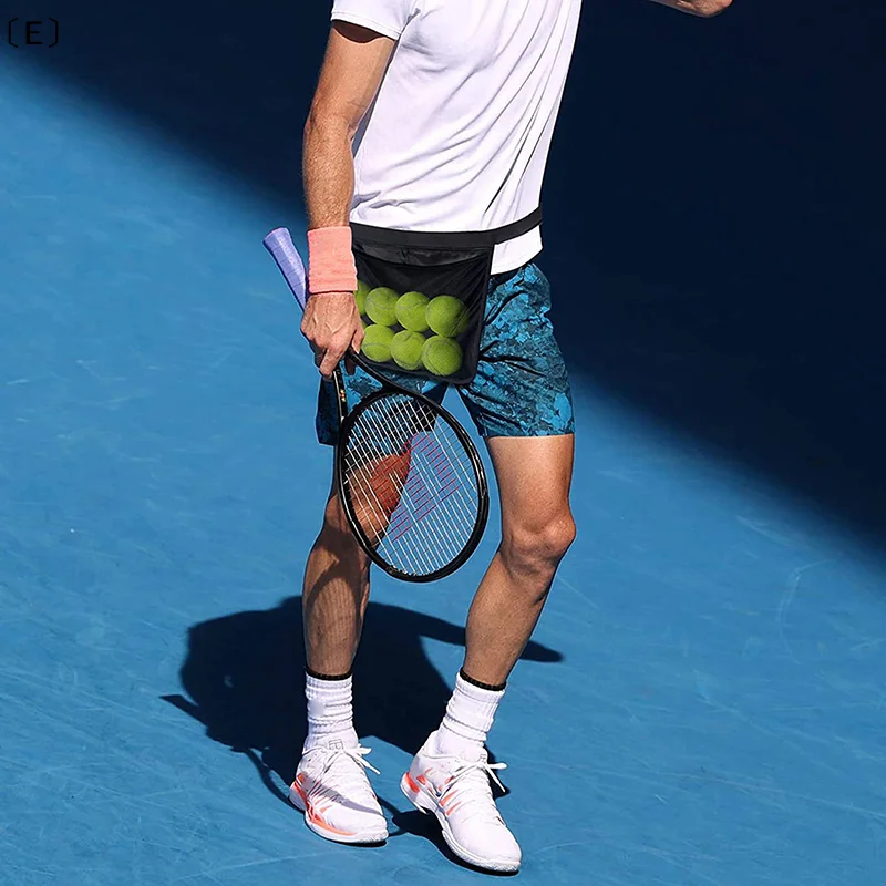 

〔E〕Tennis Ball Storage Waist Bag Women Men Adjustable Belt Bags Pingpong Golf Balls Holder Portable Sports Pouch Pocket〔Winter5〕