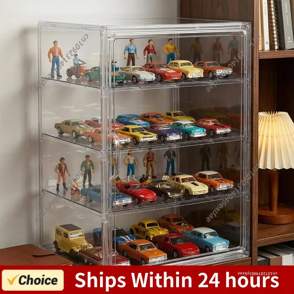 

4-Layer Clear Plastic Bread Box Adjustable Bakery Pastry Display Case Reusable Transparent Cake Holder for Cookie Birthday Chips