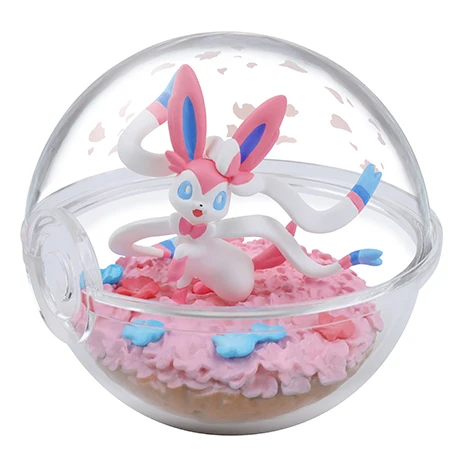 ของแท้อะนิเมะ Pokemon Fairball กล่องตาบอด Fennekin Pumpkabo Mimikyu Pikachu ตุ๊กตารูปของเล่นเด็กของขวัญ