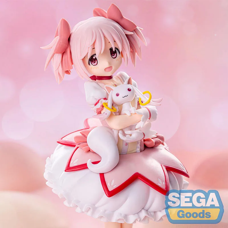 Original SEGA Puella Magi Madoka Magica Madoka Kaname incubadora 24CM figura de Anime figura coleccionable estatuilla modelo muñeca ornamento regalo