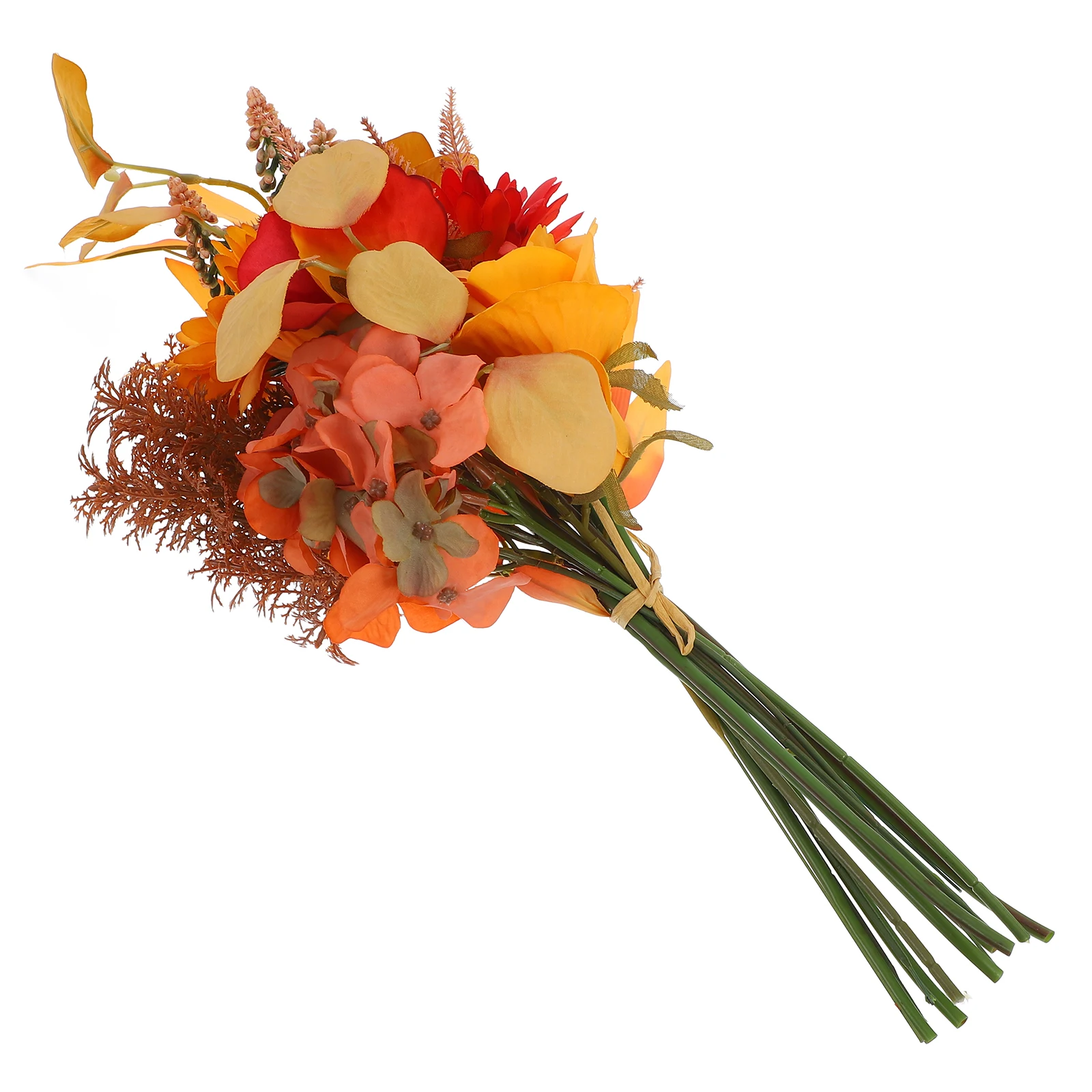 

Thanksgiving Bouquet Flowers Fall Color Simulation Flower Simulation Faux Plants Indoor Outdoor Decor Fake Flower