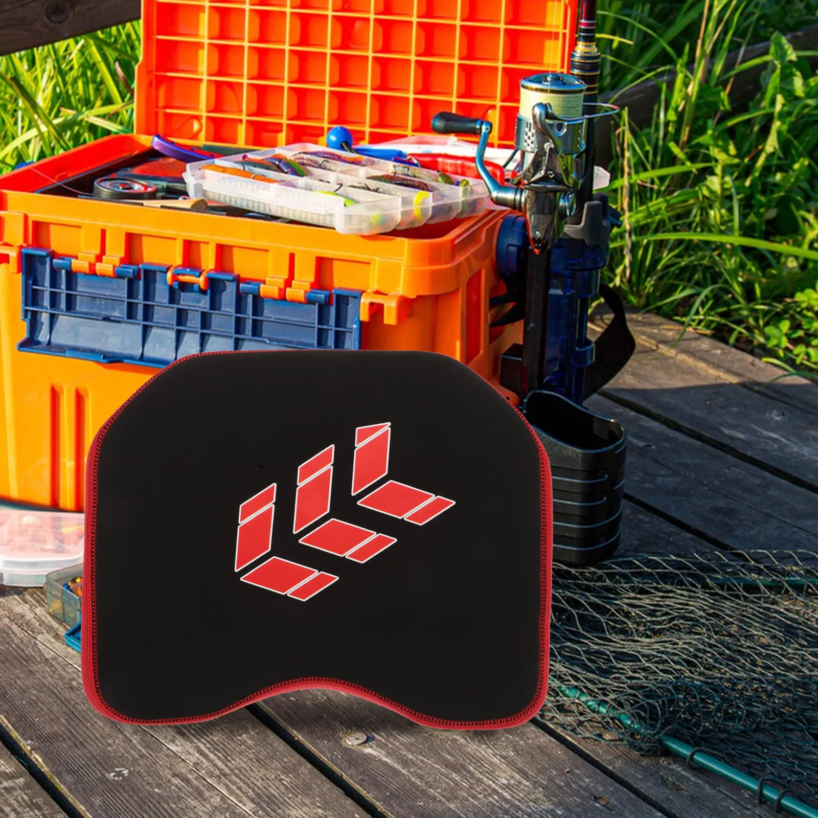 

Fishing Seat Cushion Suction Cup Type Comfortable Breathable High Resilience Portable Fishing Box Seat Pad for Outdoor