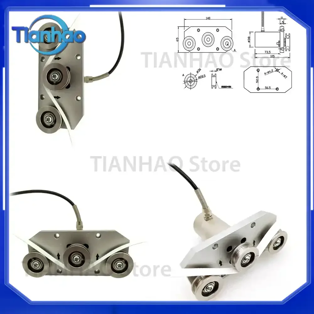 Tension Sensor for Measuring Yarn Tension of Wire Rope with 0-100N Range and Zero Output ≤2% F.S.