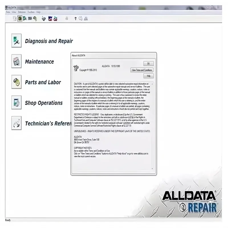 ALLDATA 10.53 برنامج إصلاح السيارات 2025 أداة تشخيص السيارات الأكثر مبيعًا مع مخططات الأسلاك لإصلاح السيارات autodata