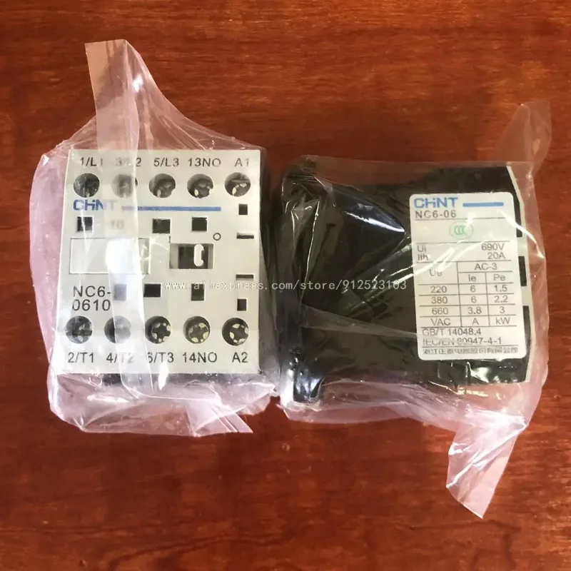 CHNT AC contactor NC6-0910 NC6-0901 NC6-0610 NC6-0601 Switch CHINT