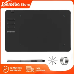 SPASEEBA T605 Graphics Tablet for Drawing / Paiting / Gaming OSU, Ultra Thin Art Pen Tablet with 8192 Levels Digital Stylus