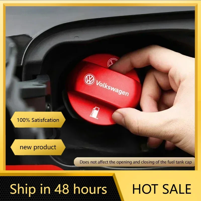 Car Fuel Tank Cap Protection Cover Accessories For VW GTI Tiguan Arteon Taigo Caddy CC e-up! Golf 6 7 8 Polo Passat Jetta Sharan