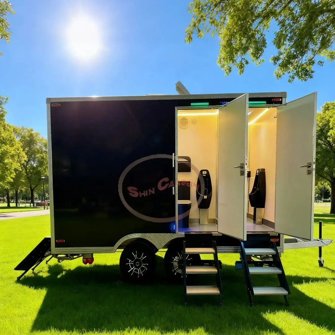 High Strength Durable Portable Toilet Non-Slip Corrosion-Resistant Long-Term Use for Construction Sites