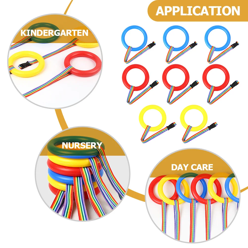 

8Pcs Safety Walking Rope Child Leashes for Toddlers Detachable Handle Design Daycare Outdoor Preschool Walking Rope for Kids