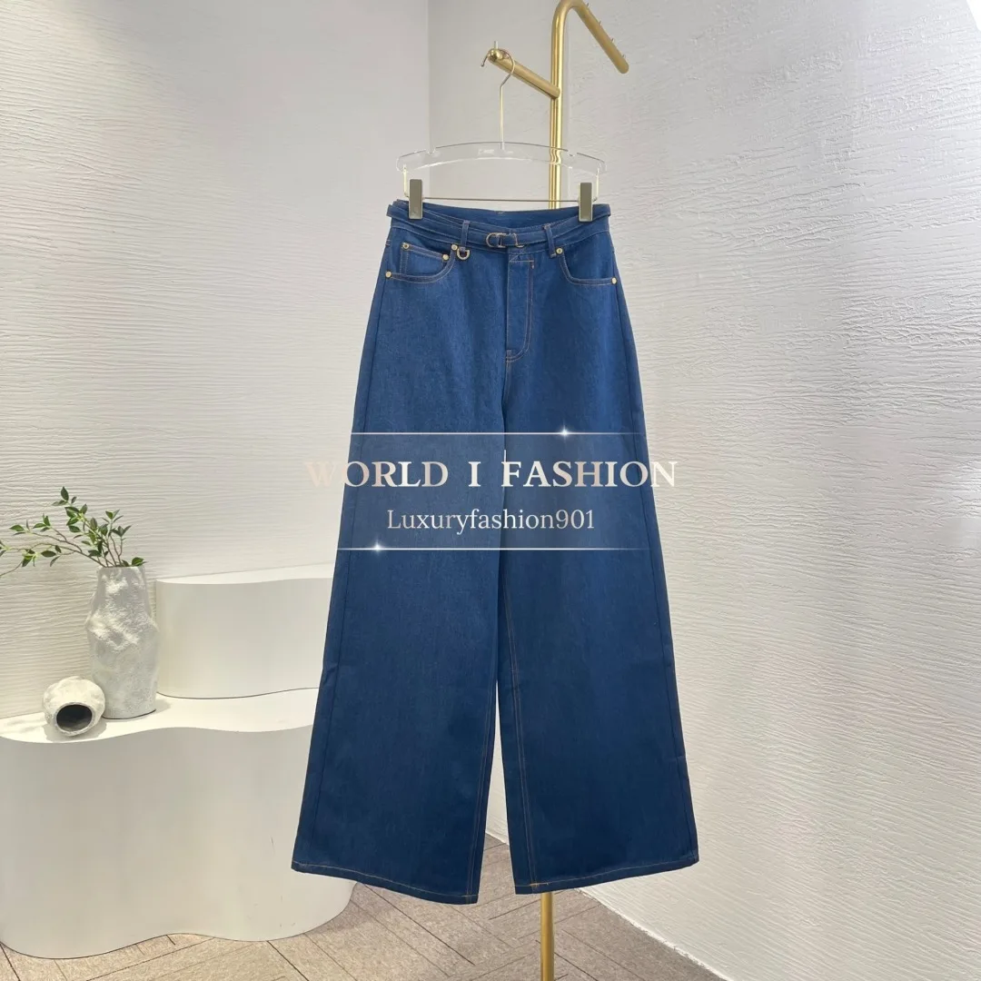 

High Quality Navy Blue Denim Jeans Pants