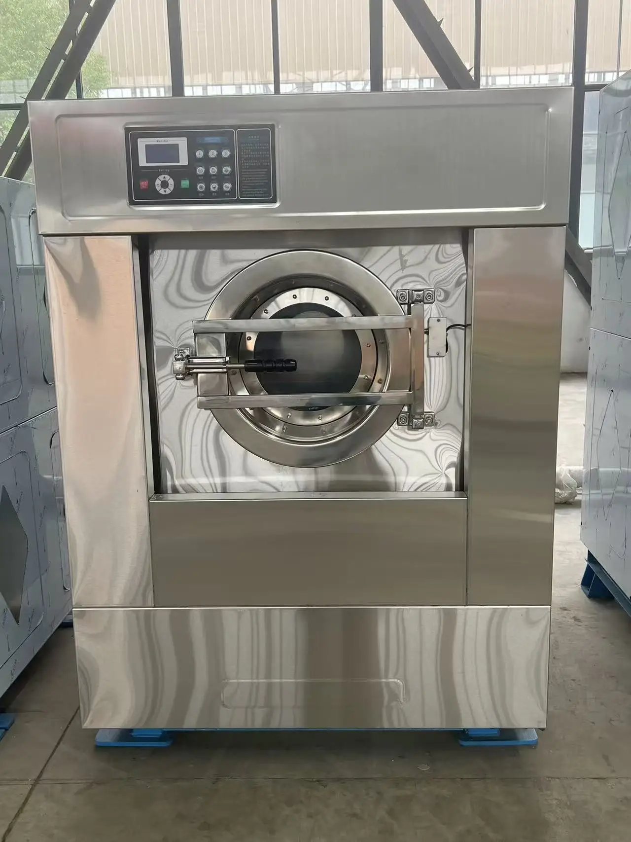 15kg Industrial Washer Extractor -304 Stainless Steel Built-in Dehydration Function Newly Upgraded Commercial Laundry Equipment