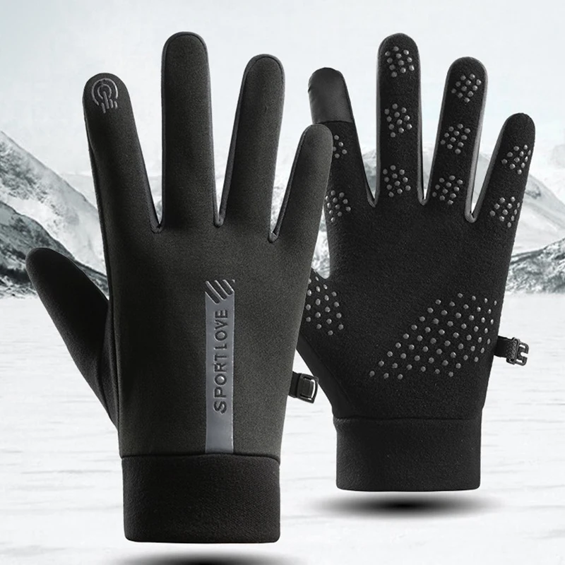 

Winter Waterproof Men's Gloves Touchscreen Windproof Sports Fishing Driving Motorcycle Ski Non-slip Warm Cycling Women Gloves