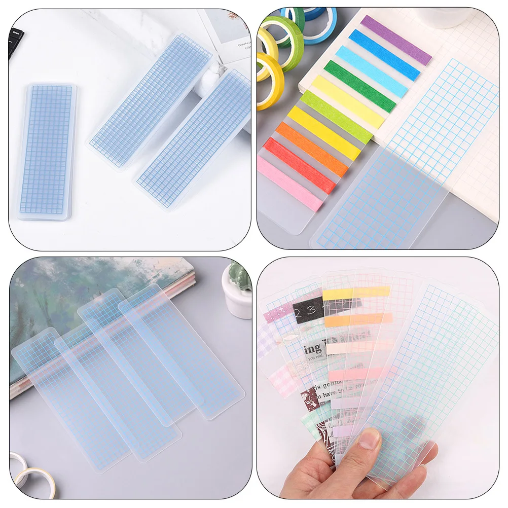 50 個手作り仕切りポータブル和紙テープオーガナイザーボードオフィス学校家庭用テープ収納ディスペンシングサンプルプレート