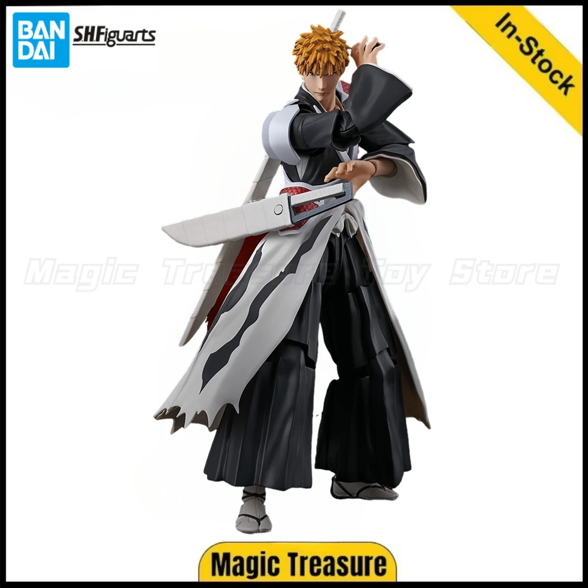 【In Stock】Original BANDAI SPIRITS S.H.Figuarts BLEACH Kurosaki Ichigo Erdao Zhanyue Figure Animation Gift