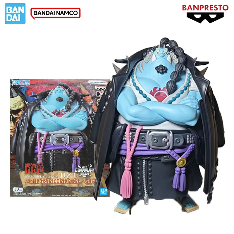 

Bandai Genuine Original One Piece Banpresto FILM RED DXF Jinbe 16Cm PVC Anime Figure Collection Model Toy Gifts Desktop Toys