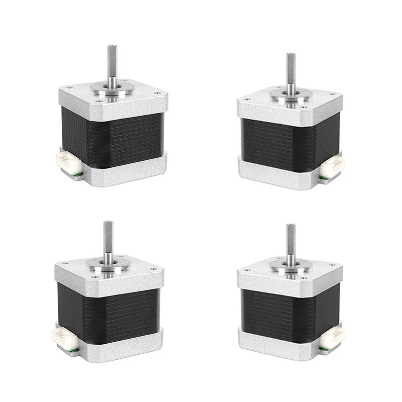 NEMA17 Stepper Motor High Torque Bipolar DC Step Motor Kit for CNC XYZ 3D Printer (Pack of 4pcs)