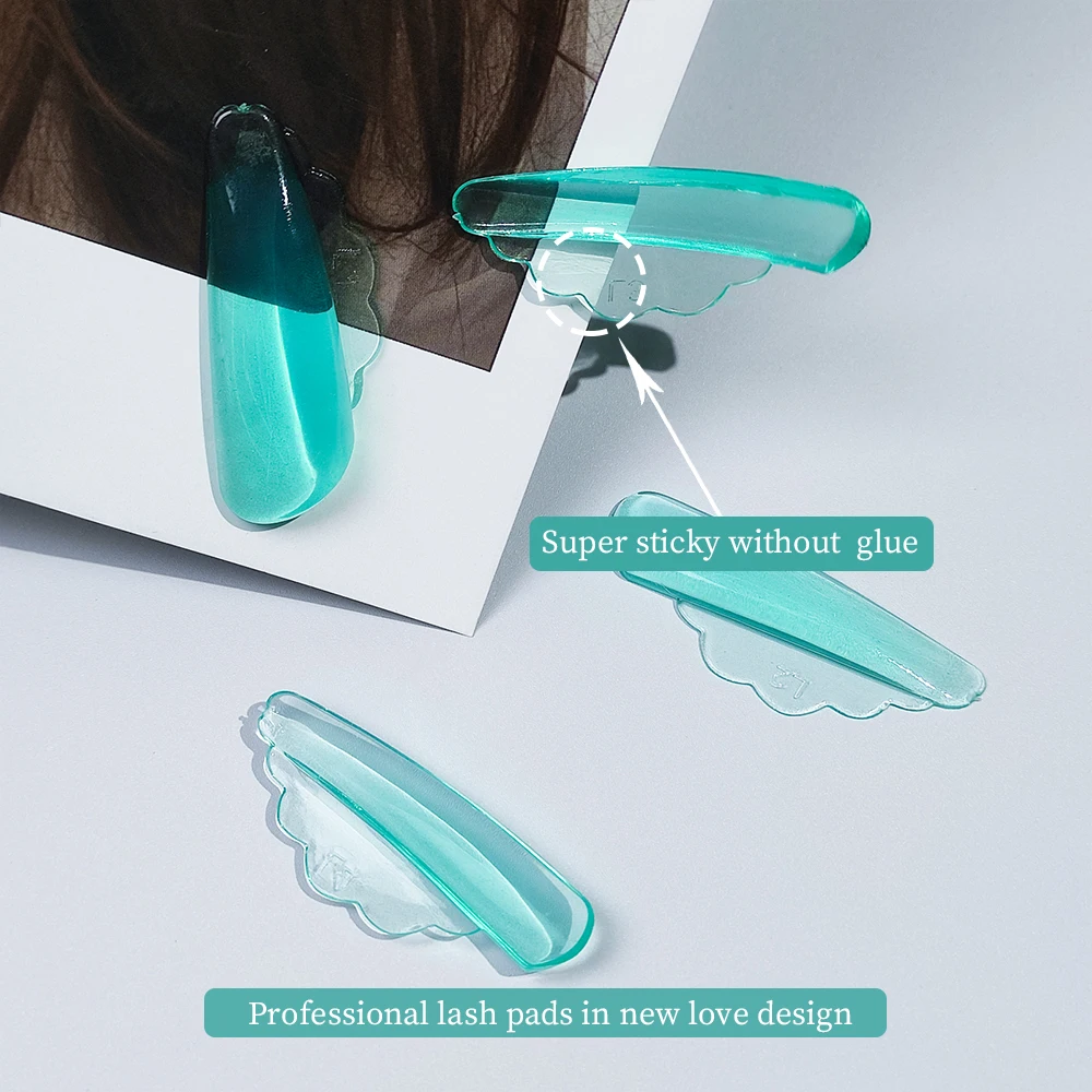 Libeauty Nuovo 4 Paia Colla Gratuita Silicone Ciglia Perm Rod Shield Lash Lift Pad Sollevamento 3D Piegaciglia Accessori Strumenti di Trucco