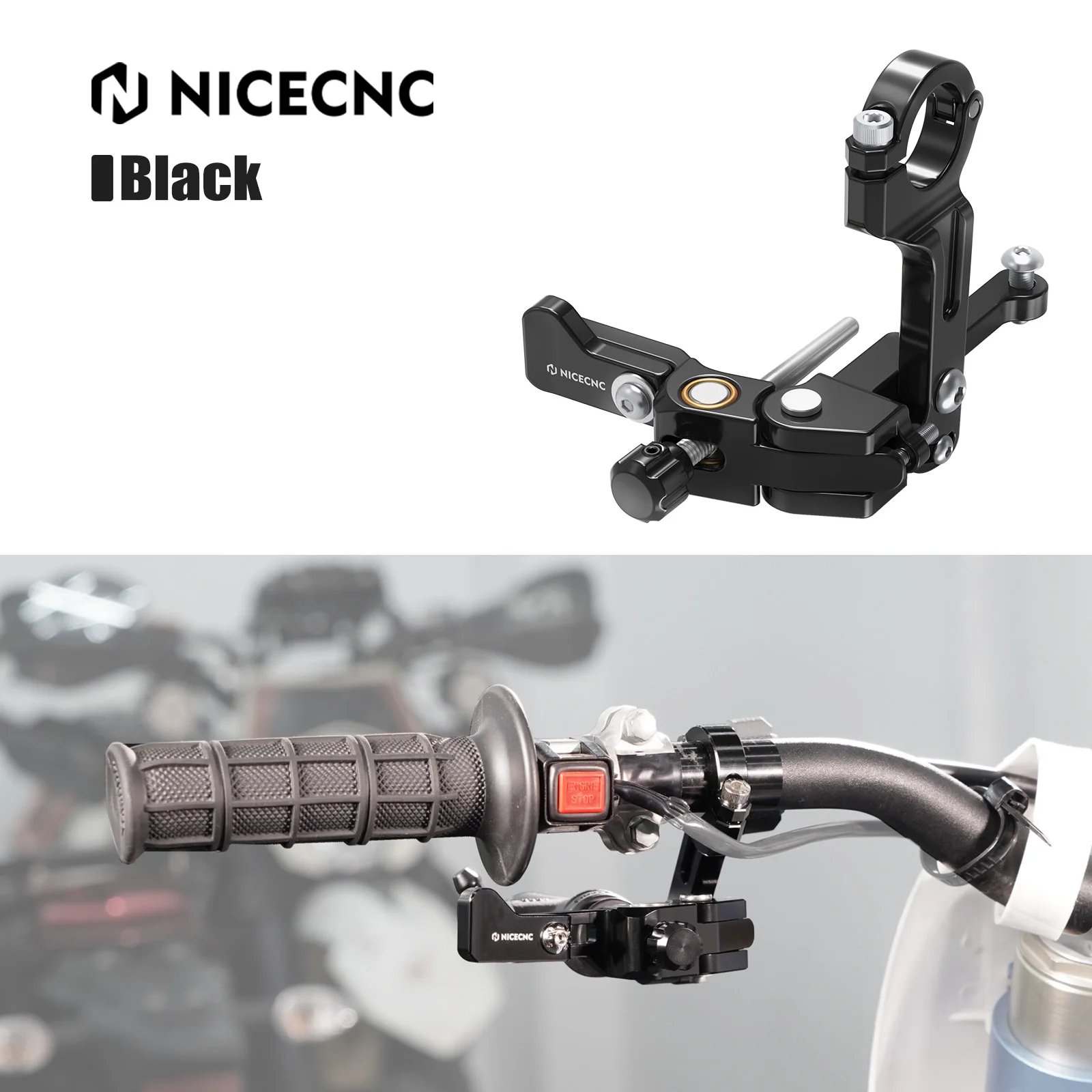 NICECNC For Beta RR 300 Xtrainer 300 RR 450 RR 498 For Honda CRF250R CRF450R 22mm Left Thumb Brake Assembly For KTM EXC 300