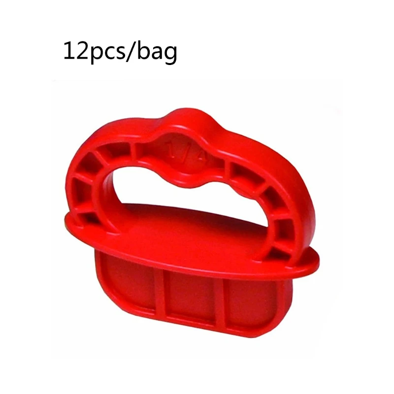 

12pcs Deck Jig Spacer Rings Marking Home Durable Distance Measure 1/4" Spacing DIY Tools Handheld Compact Easy Install Dropship