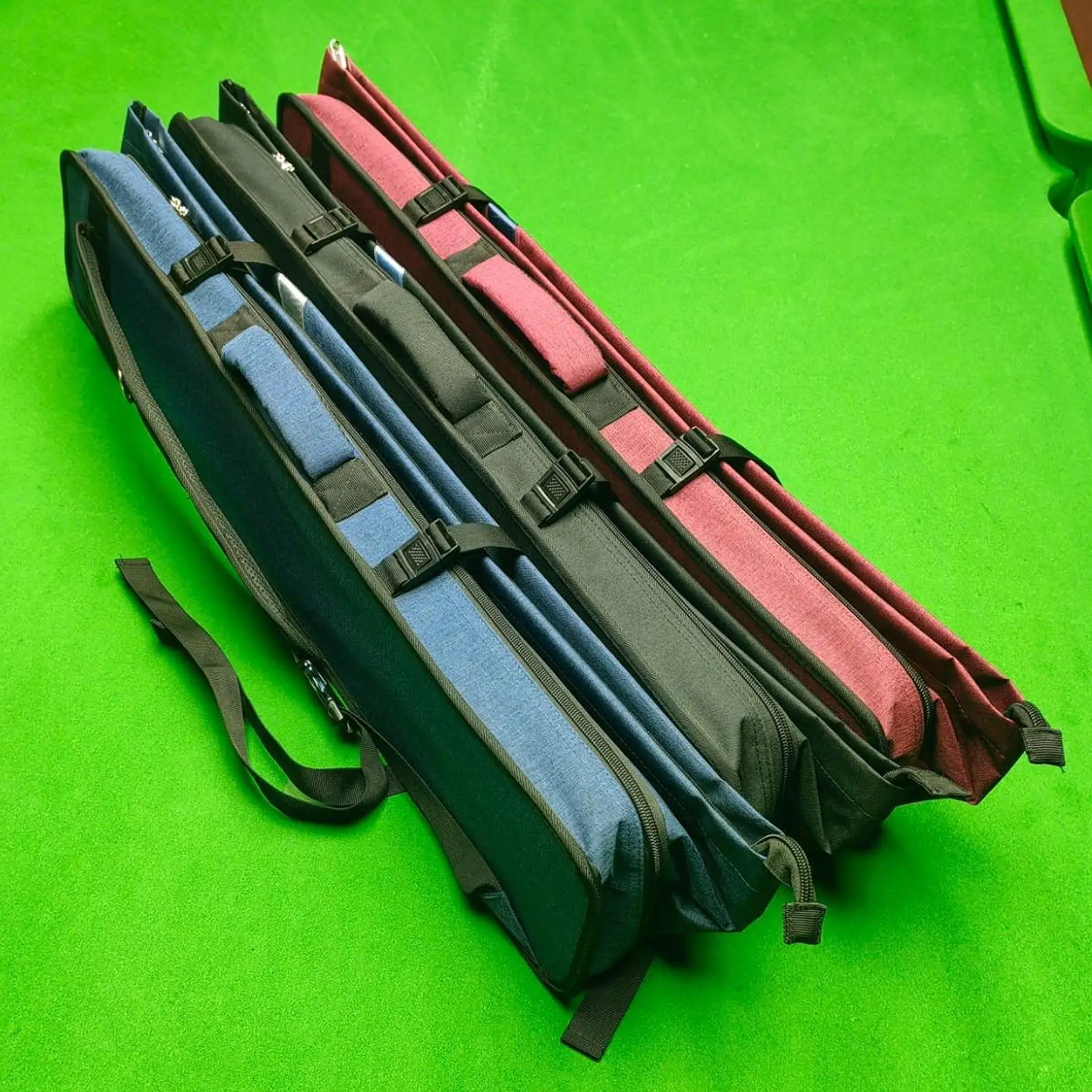 

Чехол для бильярдного кия, профессиональный чехол для кия с разъемом 1/2, легкий, с карманом, для мужчин и женщин