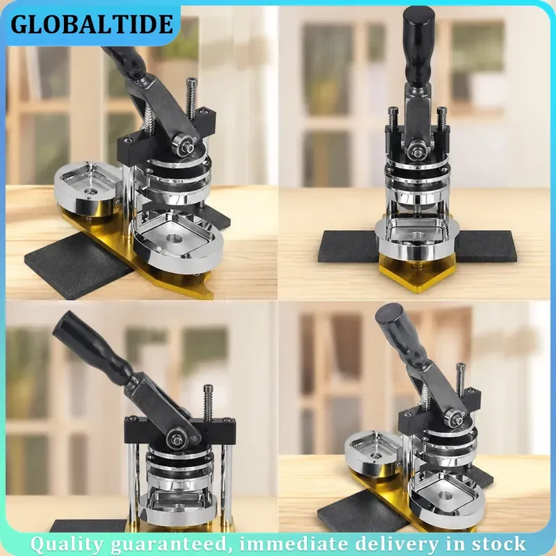 Square Fridge Magnet Maker Machine Kit 50x50mm 2x2 Inch With Paper Cutter And 100 Sets Materials High Quality DIY Craft Tool