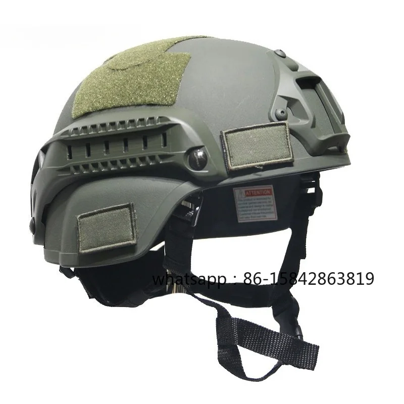 Outdoor MICH 2000 Helmet/Action Tactical Helmet, Black/Sand/Green