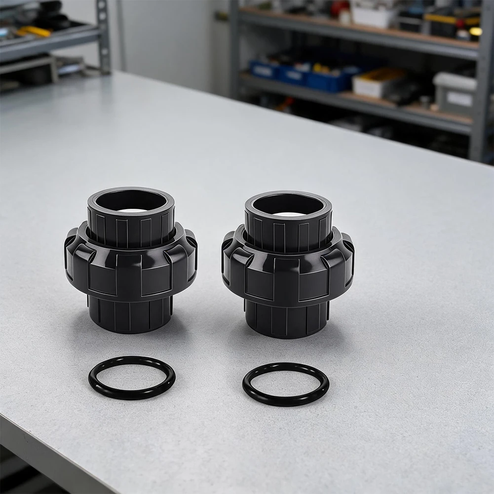 1-1 2 Inch 1.5 Inch PVC Coupling Easy Installation Plumbing Connector Industrial Pipe Fitting High-grade PVC Material