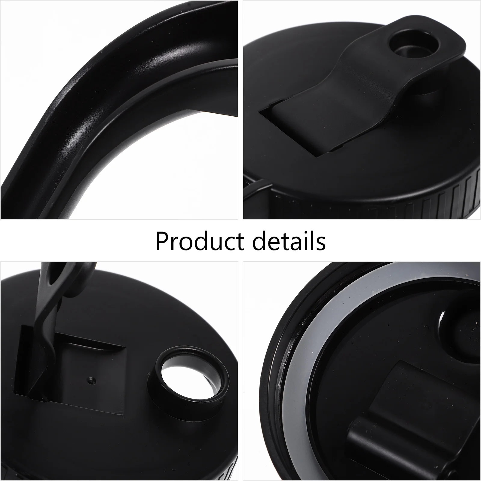 أغطية برطمان ميسون مانعة للتسرب، تصميم بمقبض، وظيفة محكمة الغلق، مادة ثابتة، قابلة لإعادة الاستخدام، غطاء صنبور مريح يدوم طويلاً