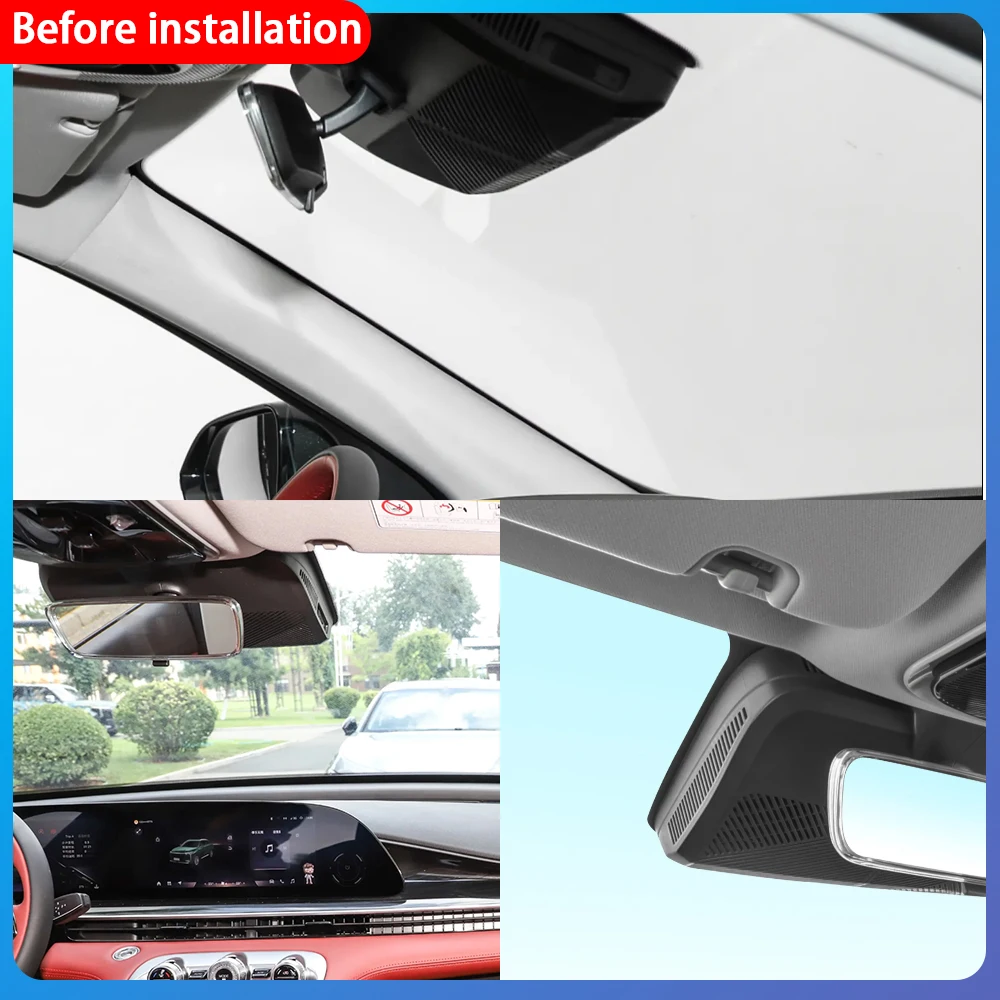 كاميرا Wiifi 4K Dash لشيري Exeed RX Yaoguang Omoda C9 9 2023 2024 2025 DVR كاميرا السيارة الأمامية والخلفية التوصيل والتشغيل مسجل فيديو