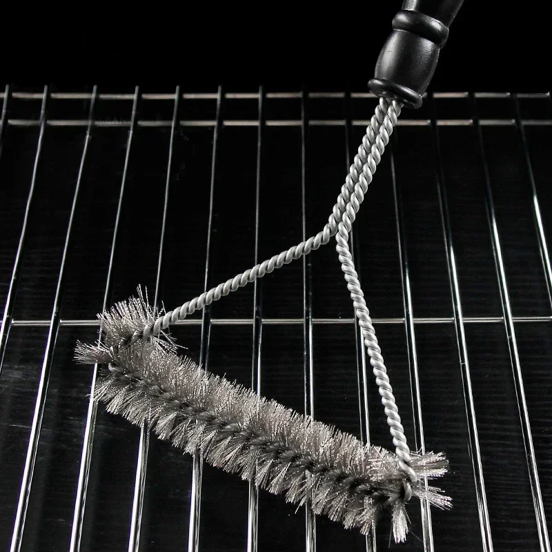 Barbecue Brush Cleaning Tool Stainless Steel Non Stick Cleaning Brush Barbecue Accessories Stainless Steel Wire Barbecue Brush